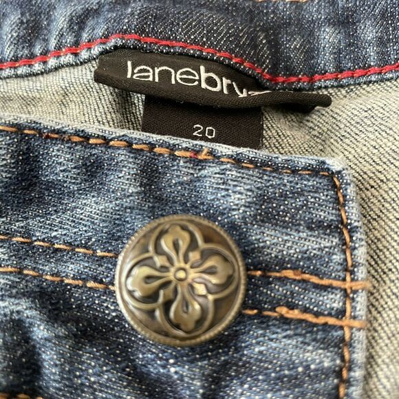 LANE BRYANT High Rise Boot Cut Blue Jeans Size 20 Average - Picture 5 of 9